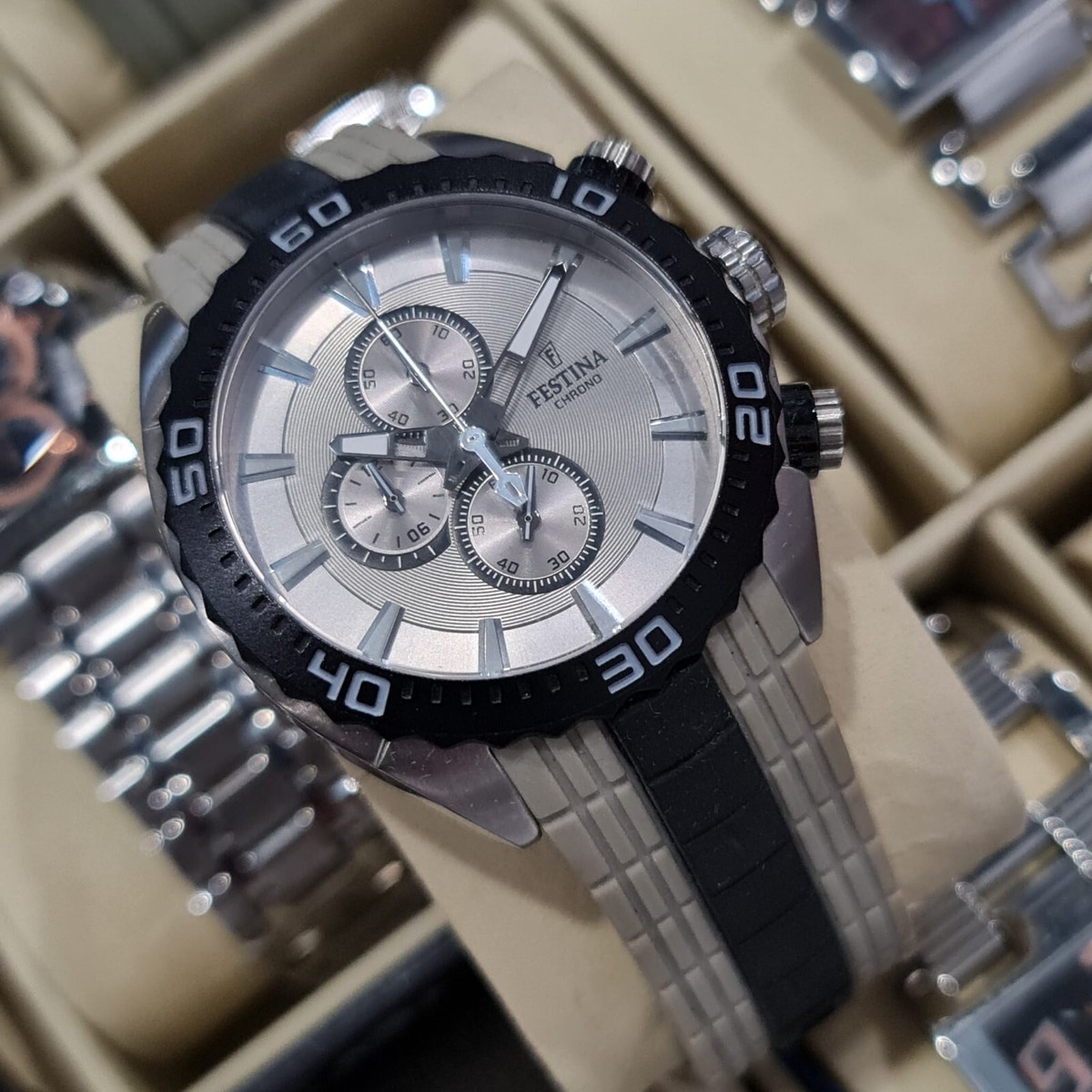 ✓ FESTINA ✓ SPORT VUELTA F16664/2 45mm Herrenuhr #ÖZENSAAT