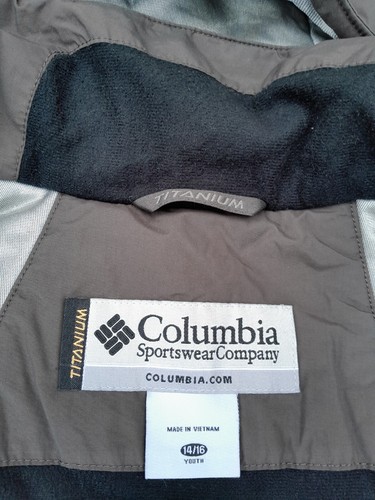 Columbia Titanium Puffer Jacket boy's 16 Orange Peat Ski Snowboarding Insulated - Picture 16 of 16