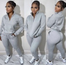 Solid Gray 2-Piece Sets