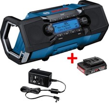 Bosch Akku-Baustellenradio GPB 18 V-2 SC Prof. DAB+ Digitalradio inkl. 2 Ah Akku