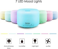 Ultraschall Aroma Diffuser 500Ml 7 Farbwechsel Luftbefeuchter Aromatherapie Ovp