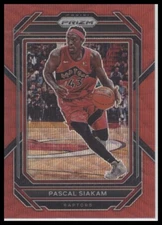 #29 Pascal Siakam 2022-23 Panini Prizm Prizms Ruby Wave