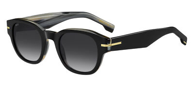 Sonnenbrille HUGO BOSS BOSS 1717/S QF6 BLACK STRIPED WHITE 48/24/150 Herren