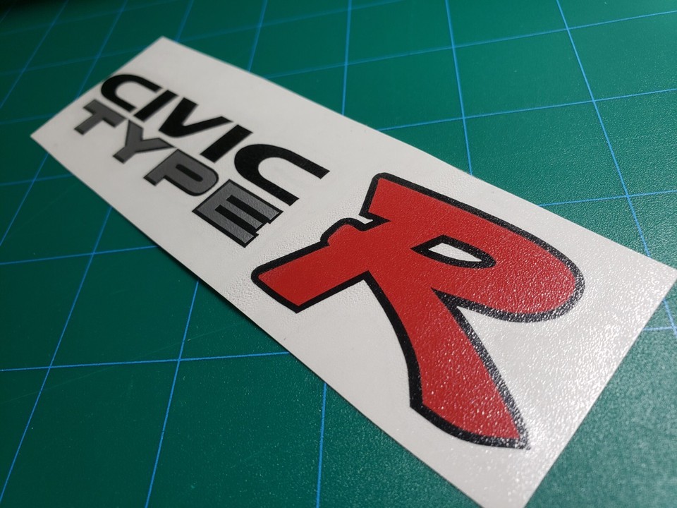 Honda Civic EK9 Type R Front &amp; Rear H Red Emblem Logo Made In Japan