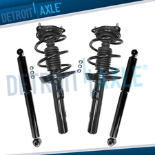 Front Strut w/ Coil Spring Rear Shock Absorbers Kit for 2016 - 2020 Honda Civic