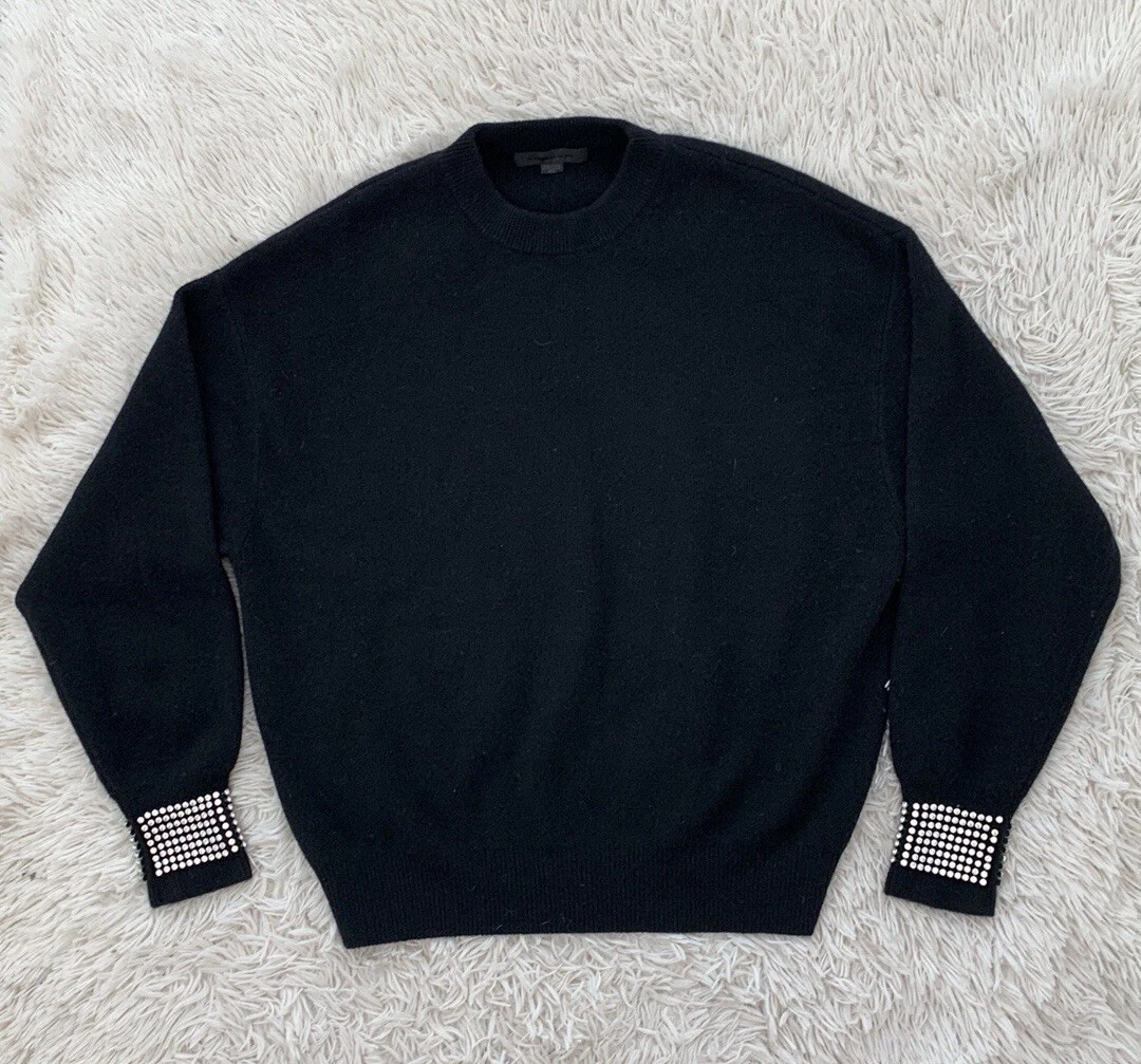Alexander wang hotsell crystal cuff sweater