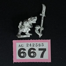 SKAVEN STORMVERMIN METAL OOP HALBERD WARHAMMER AGE OF SIGMAR THE OLD WORLD