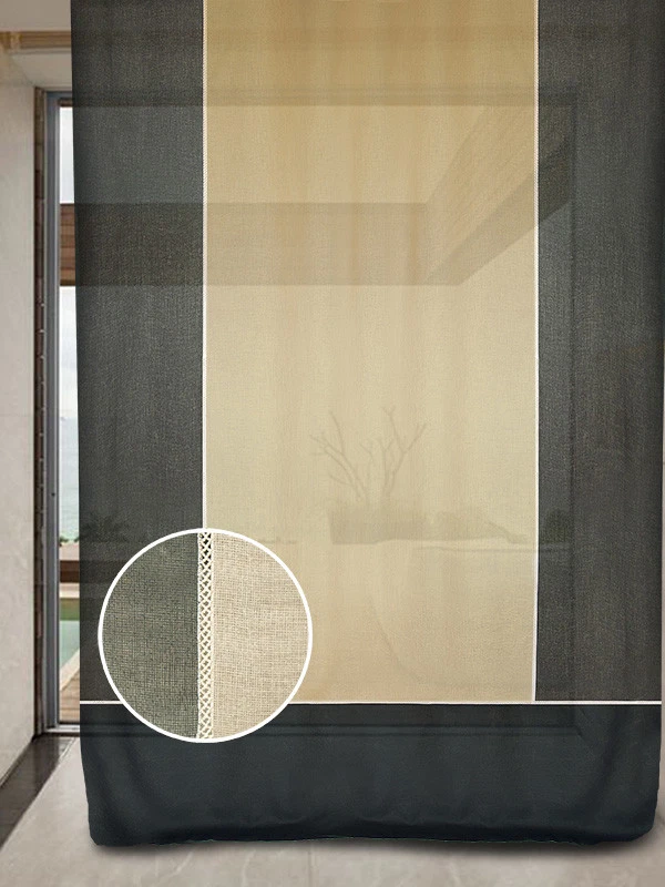Be Good curtain black and beige (col.3)