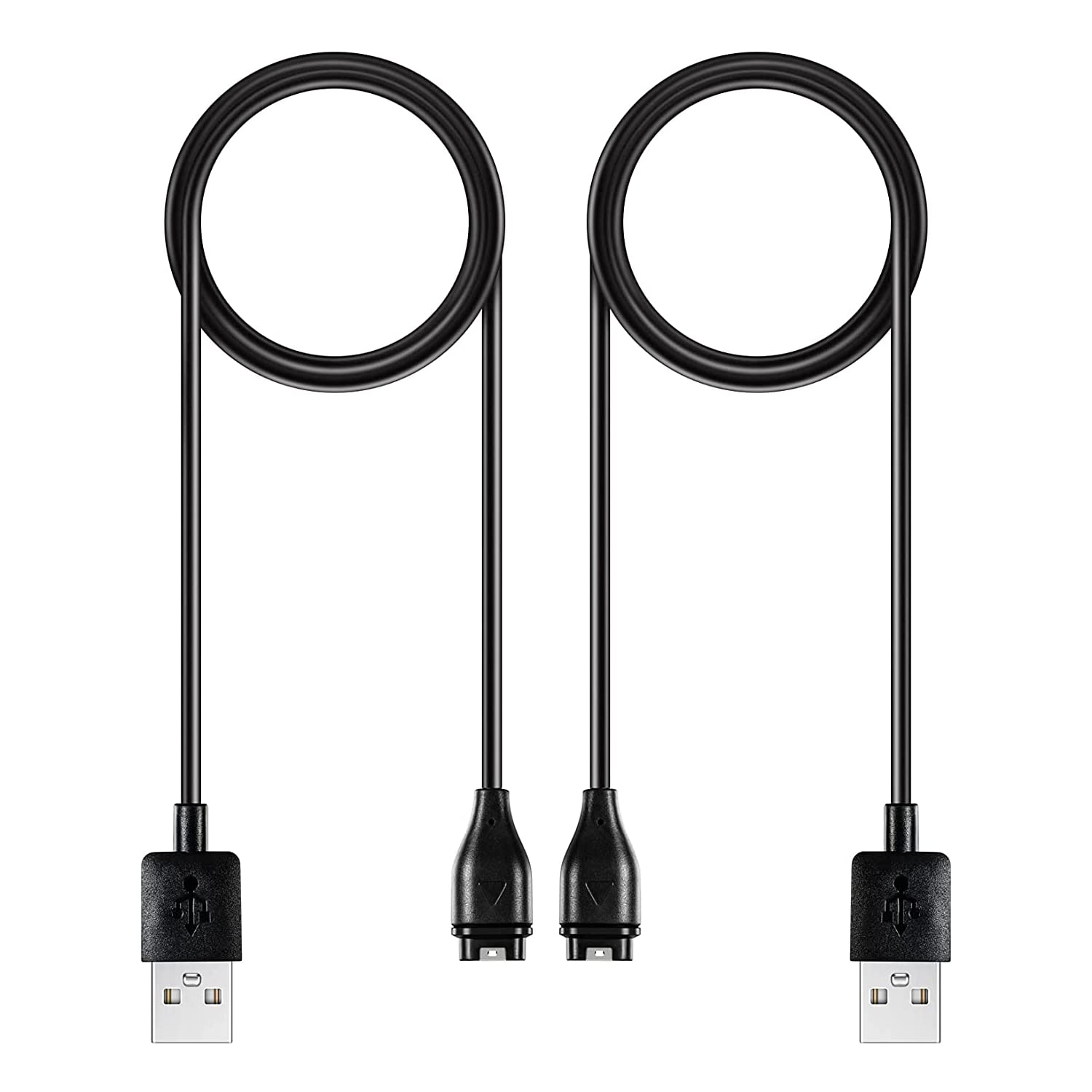 Dual Garmin Watch Charger Cable Compatible 2-Pack