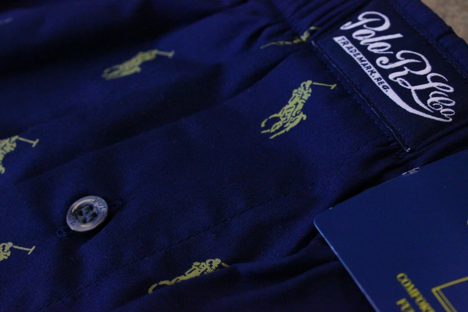 POLO RALPH LAUREN "SIGNATURE PONY" ALGODÓN BOXER Crucero Azul Marino Foto 3 de 4