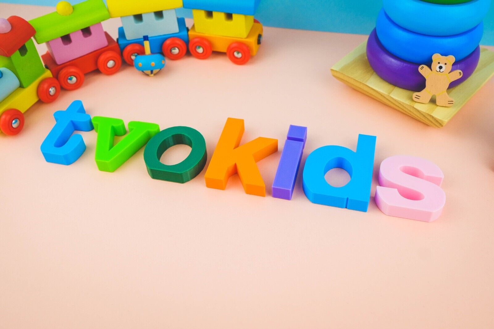 TVOKIDS Uppercase Alphabet 3D Printed Letters Custom Name Preschool  Learning Toy