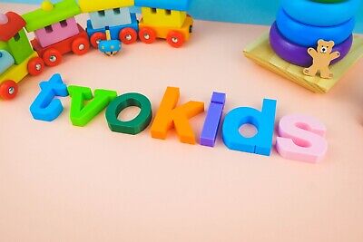 TVOKIDS Logo 3D Printed Letters Pretend Play Kids Toy Gift Preschool  Learning 3D