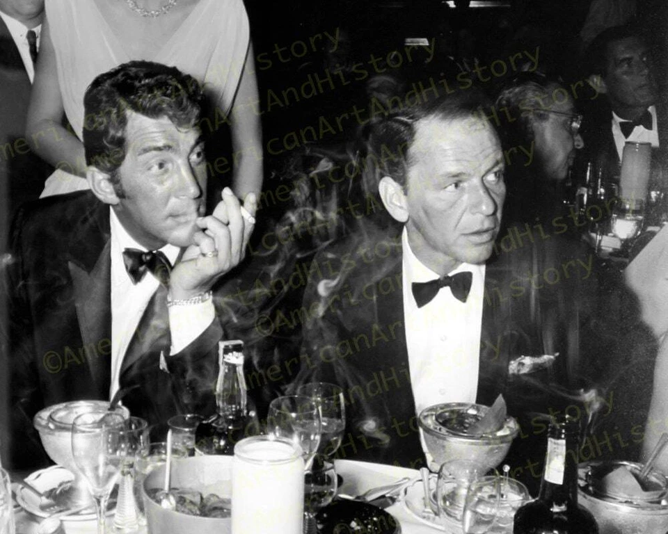 Dean Martin and Frank Sinatra Rat Pack Photo Print Poster