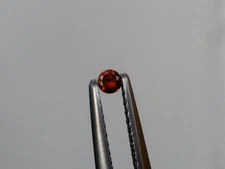 Cognac Red Natural Diamond Loose Faceted Round 2.5mm