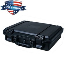 14in Hard Shell Case For Guns Cameras Instruments with Pelican Style Pluck Foam