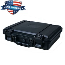 14in Hard Shell Case For Guns Cameras Instruments with Pelican Style Pluck Foam