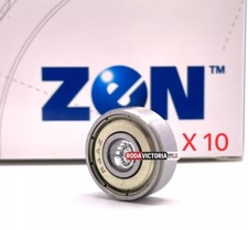 QTY 10 ZEN R4A ZZ Ball bearing, Metal Shielded 1/4" x 3/4 " x 9/32"