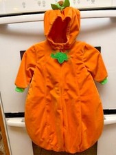 Hallows Eve Infant Pumpkin Halloween Fall Costume Size 0 - 6 Months