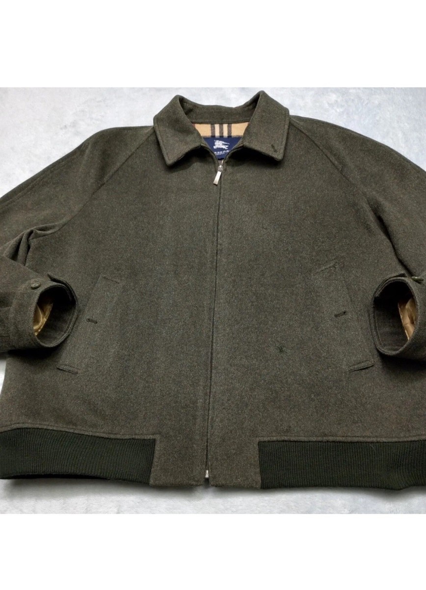 Burberry London vintage merino wool bomber jacket Size 6/L Burberry London vintage merino wool bomber jacket Size 6/L