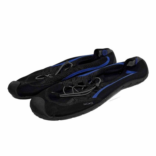 BODY GLOVE Sidewinder Water Shoes Mens Black/Blue Lightweight Mesh Size 10 - Picture 2 of 6