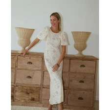 Stone Cold Fox Ginger Gown Ivory Size XS