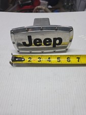 Jeep Receiver Hitch Cover - Riveted Polished- Billet CNC Licensed Logo USA Made