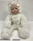 Seymour Mann White Snow Baby Pearl Bear Traditions Porcelain Doll Plush — photo 1