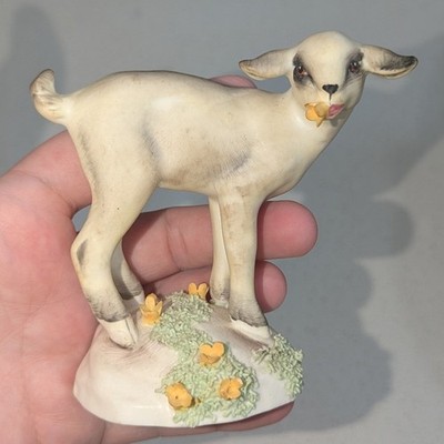 Royal Adderley Lamb Figurine Small Cream Bone China Barbara Linley Adams