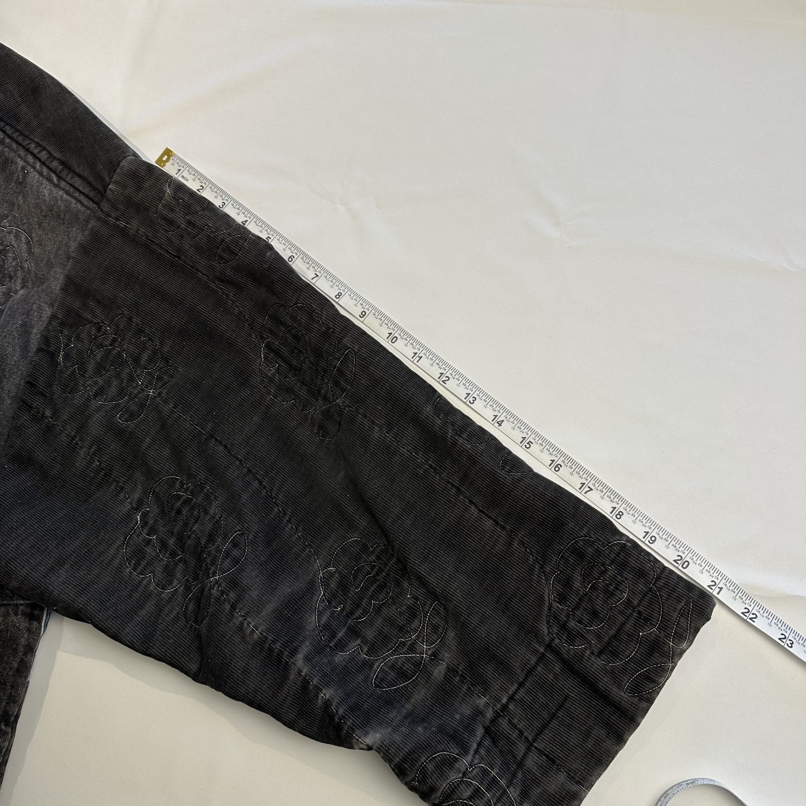 VTG Patchwork Granny Jacket Handmade Cottage Core… - image 11