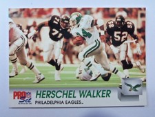 1992 Pro Set Herschel Walker Football Card 615