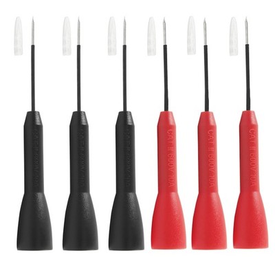 6 Pieces 2mm Needle Test Probes 600v/10a Nondestructive Multimeter Test For Fluk