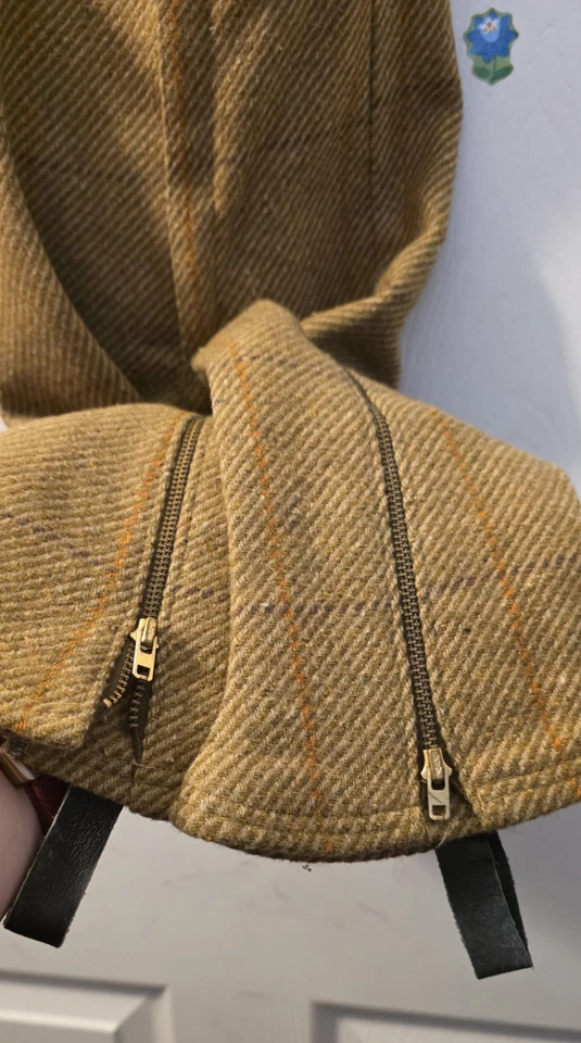 Terno de lã vintage masculino Fieldston sob medida casaco calça chapéu terno de neve 3T - Imagem 4 de 4