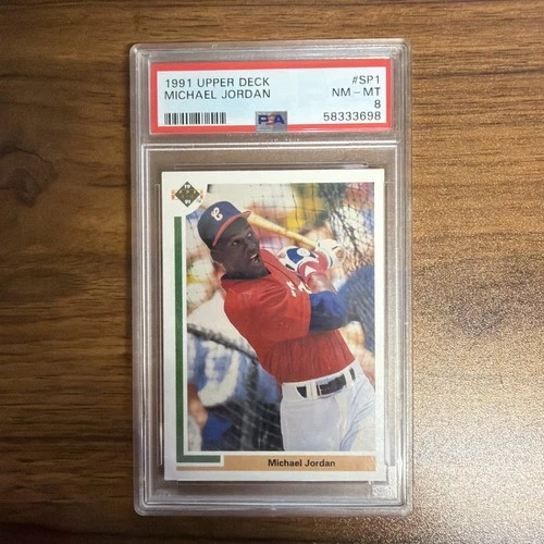 1991 Upper Deck - Michael Jordan #SP1 Baseball PSA 8