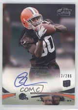 2012 Topps Prime Rookie Auto 133/286 Travis Benjamin #141 Auto 1b8
