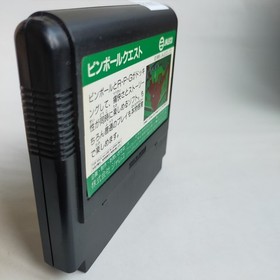 Pinball Quest Jaleco pre-owned Nintendo Famicom NES Tested