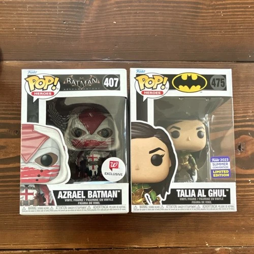 Funko Pop! Azrael Batman #407 & Talia al Ghul #475 2023 Exclusive Set