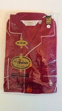 Vintage New Old Stock Men's Pajamas Set Matt Andrews Mens Size A Burgundy