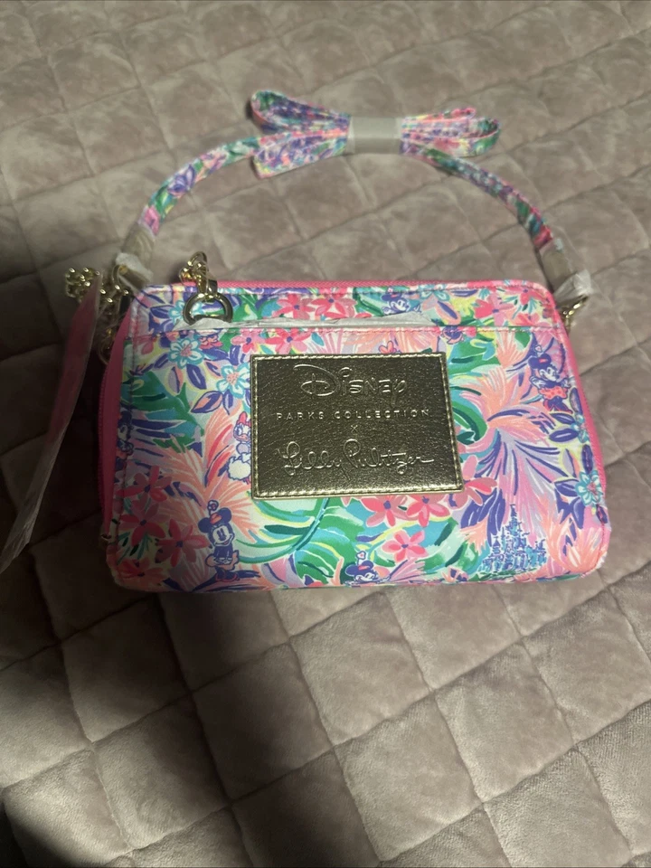 Disney Parks Lilly Pulitzer Dreamin’ Bandolera Bolso Minnie Daisy Nuevo con Etiquetas Foto 3 de 4