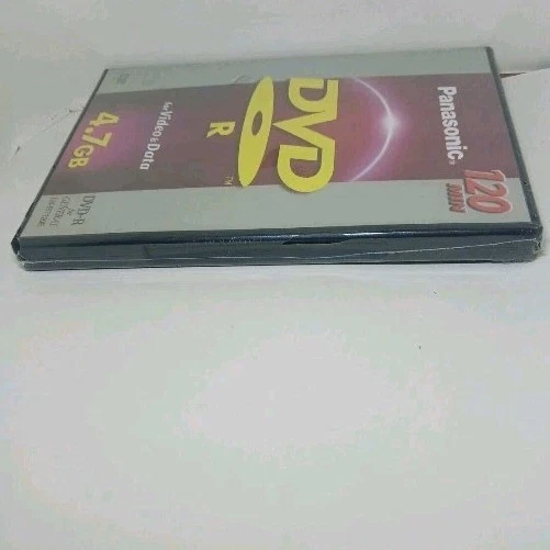 Disco Panasonic DVD-R 120 min 4,7 GB grabación de vídeo LM-RF120U nuevo sellado de fábrica Foto 3 de 4