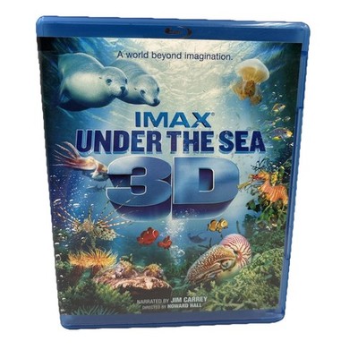 IMAX Under the Sea 3D Blu-ray 2009 3D+2D 1-Disc Jim Carrey Narrated Nature