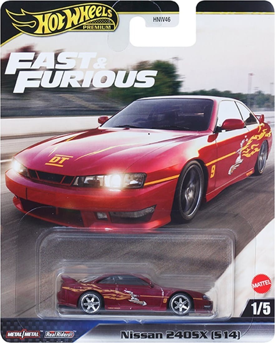 Hot Wheels Premium Nissan 240SX (S14 ) Fast & Furious 2025