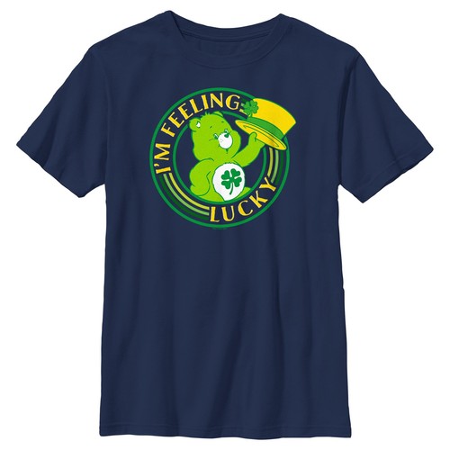 Boy's Care Bears St. Patrick’s Day I’m Feeling Lucky T-Shirt