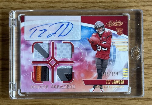 2025 Panini Absolute Tez Johnson Base (RAW)
