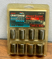 Craftsman Metric Shallow Impact Socket Set 38 Drive 6 Point 9 18736 Craftsman Metric Shallow Impact Socket Set 38 Drive 6 Point 9 18736