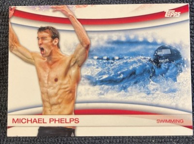 2012 Topps Olympic USA Michael Phelps  #OLY18