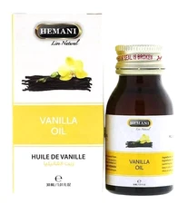 Hemani VANILLA Oil, Natural Oil for Skin and Hair Care, Perfumery / زيت الفانيلا