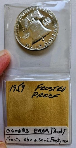 1959-P Proof Franklin Half Dollar, 90% Silver