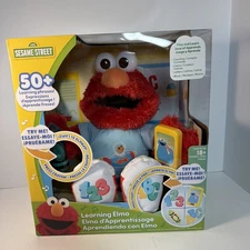 Sesame Street Play & Learn Learning Elmo Plush with Sound *BRAND NEW*