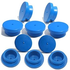 10pcs Hub Cap Rubber Plugs 1-1/8" 10pcs Blue Hub Cap Rubber Plugs for 359-5990