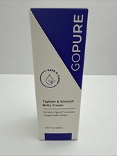 GoPure Tighten & Smooth Belly Cream Body Lotion 6% MicroTight4 Complex 4.25 oz